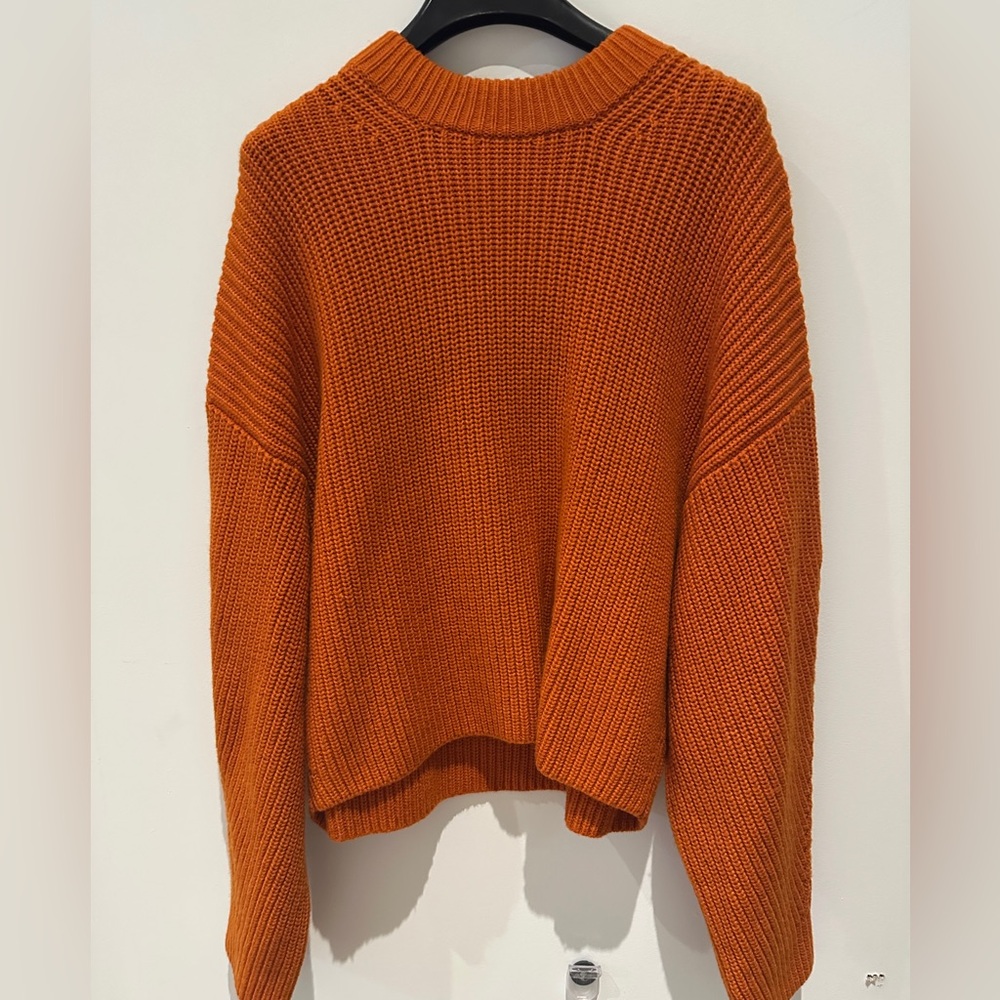 & Other Stories Rust Orange Sweater